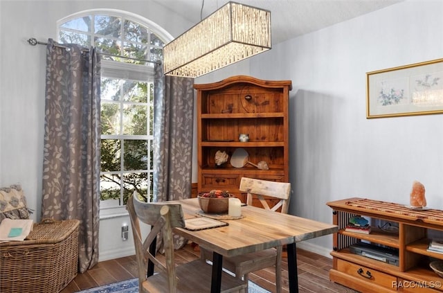 dining room featuring hardwood / wood-style floors