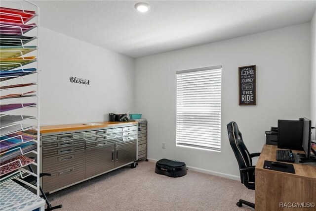 3192 W Barberton Pl, Citrus Springs, FL 34434 - carpeted office featuring baseboards