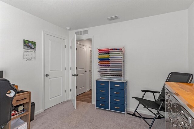 3192 W Barberton Pl, Citrus Springs, FL 34434 - office area featuring light colored carpet