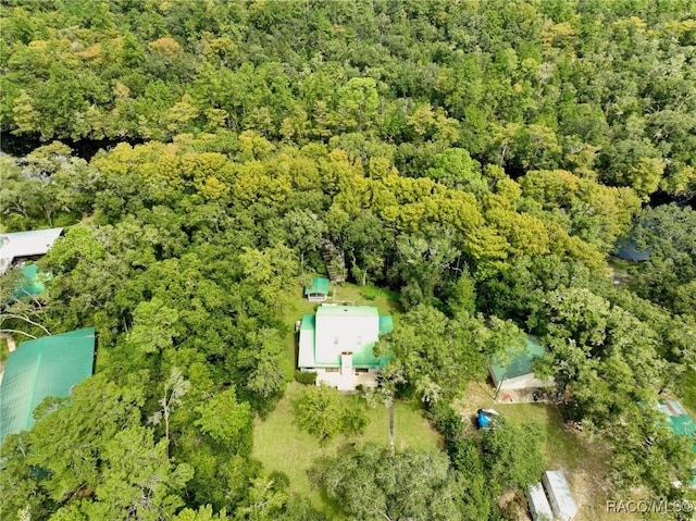 aerial view with a view of trees