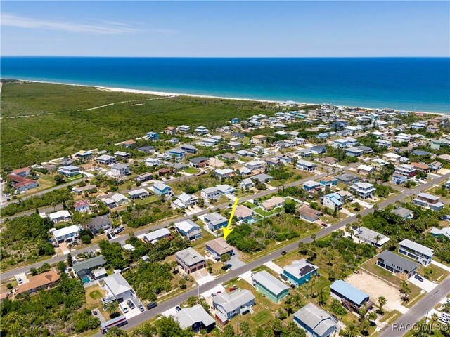 9 Flagler Dr, Palm Coast, FL 32137 - aerial perspective of suburban area featuring a large body of water