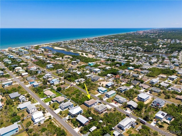 9 Flagler Dr, Palm Coast, FL 32137 - aerial perspective of suburban area with a large body of water