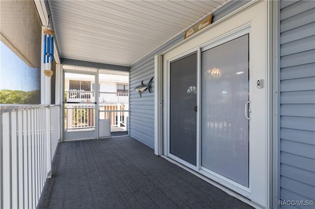 9 Flagler Dr, Palm Coast, FL 32137 - view of patio with a porch