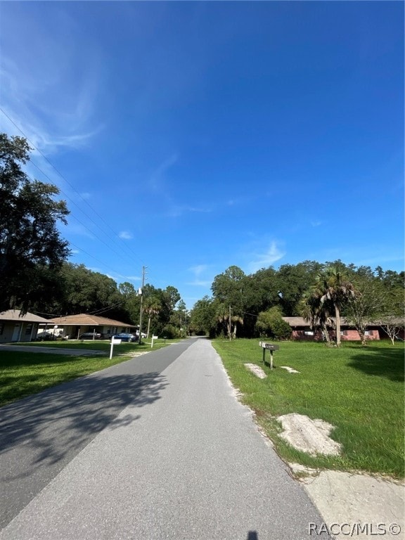 view of road