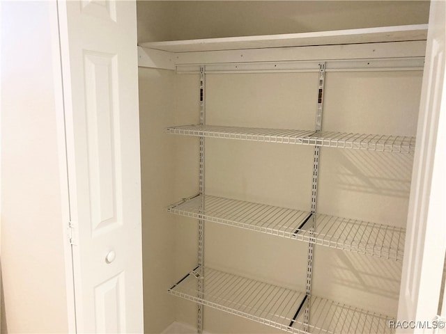 view of closet