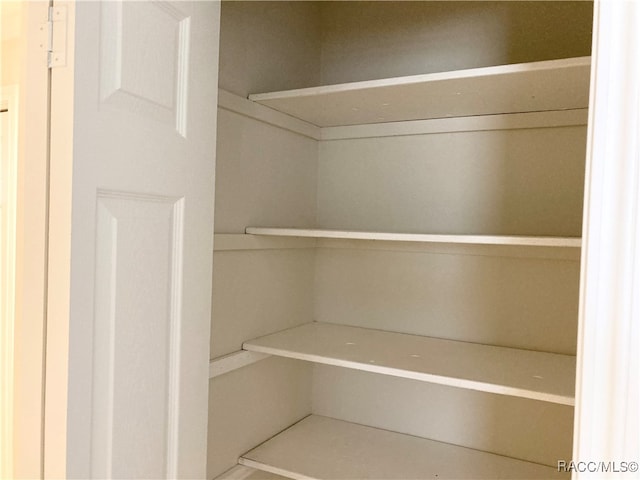 view of closet