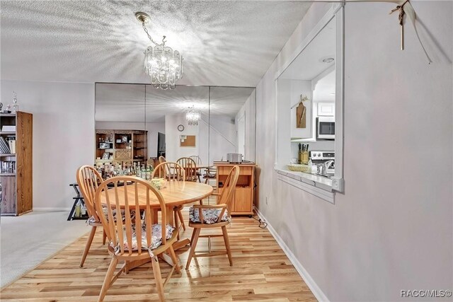 carpeted living room with a textured ceiling