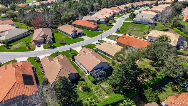 drone / aerial view featuring a residential view