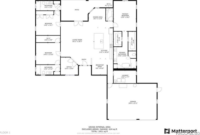 5352 W Corral Pl NW, Beverly Hills, FL 34465 - view of room layout