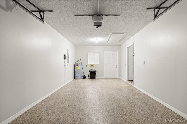 10780 SW 62nd Avenue Rd, Ocala, FL 34476 - garage featuring water heater, a garage door opener, and baseboards