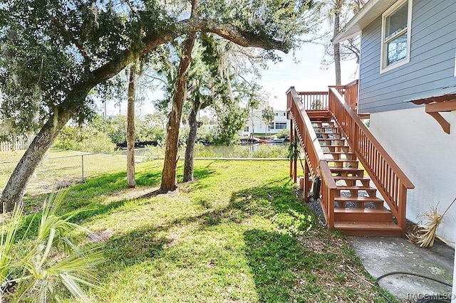 13920 W Evers Ct, Crystal River, FL 34429 - view of yard with stairway