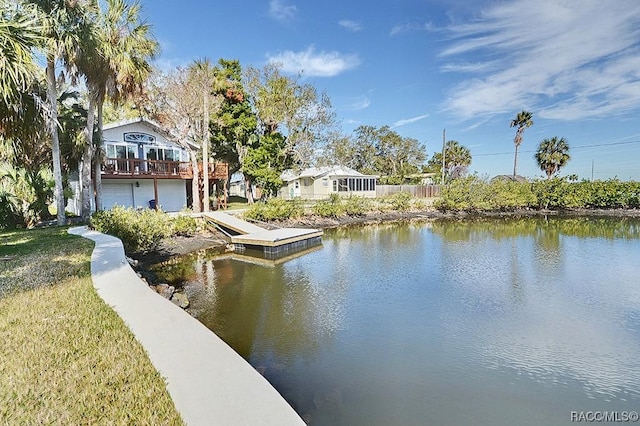 13920 W Evers Ct, Crystal River, FL 34429 - dock featuring a water view