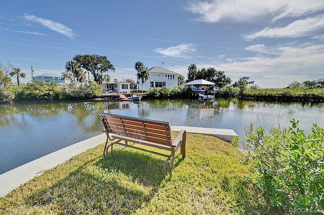 13920 W Evers Ct, Crystal River, FL 34429 - dock area with a water view