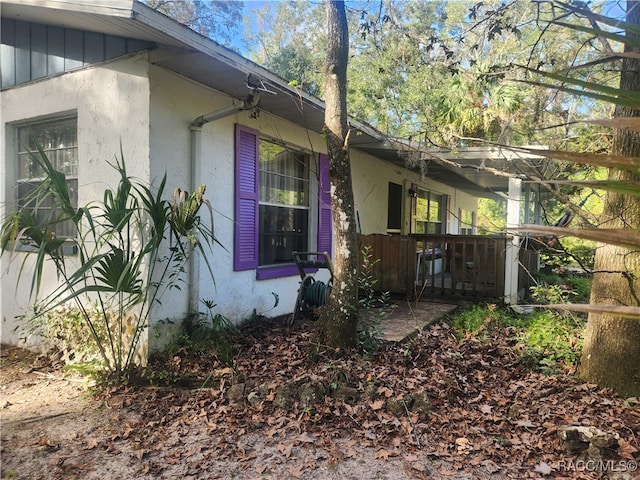 view of home's exterior