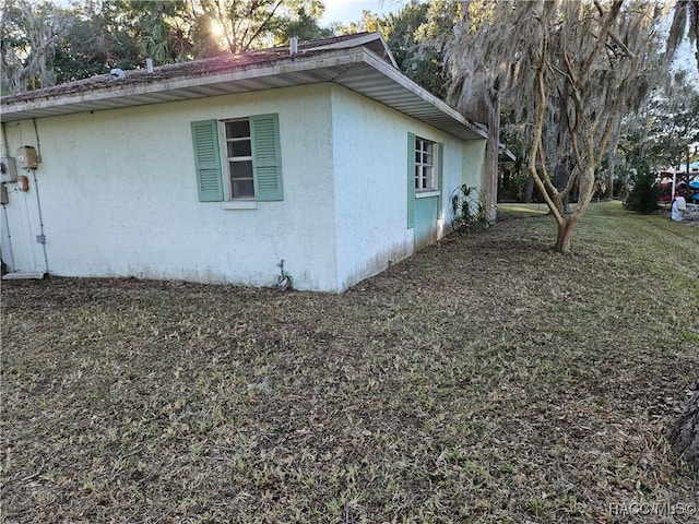 view of side of property