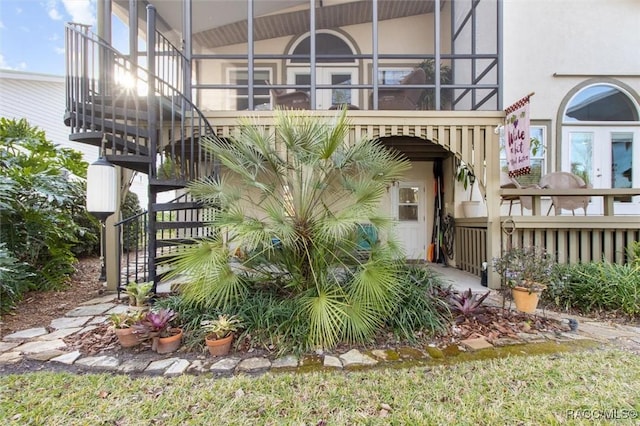 view of entrance to property