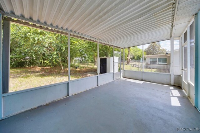 7 N Adams St, Beverly Hills, FL 34465 - view of unfurnished sunroom