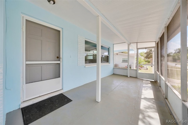 7 N Adams St, Beverly Hills, FL 34465 - view of unfurnished sunroom