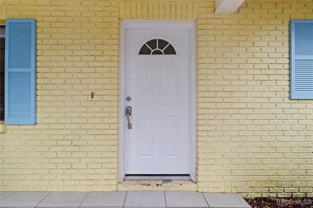 view of entrance to property