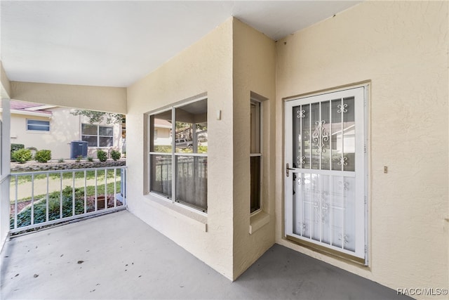 view of entrance to property