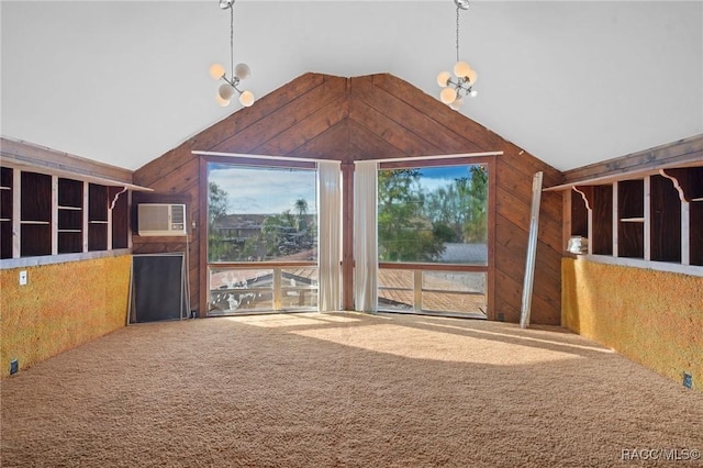 view of horse barn featuring an AC wall unit