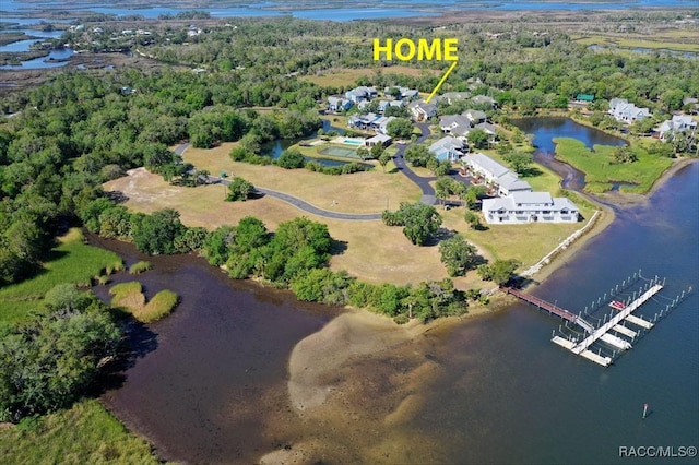 11938 W Blue Bayou Ct Unit 331, Crystal River, FL 34429 - birds eye view of property with a water view