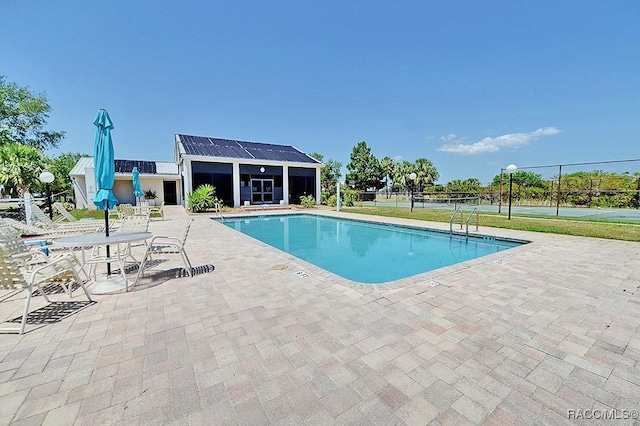11938 W Blue Bayou Ct Unit 331, Crystal River, FL 34429 - pool featuring fence and a patio