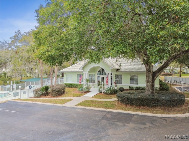 view of front of home