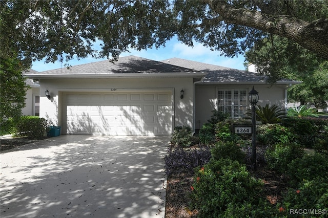 ranch-style house with a garage