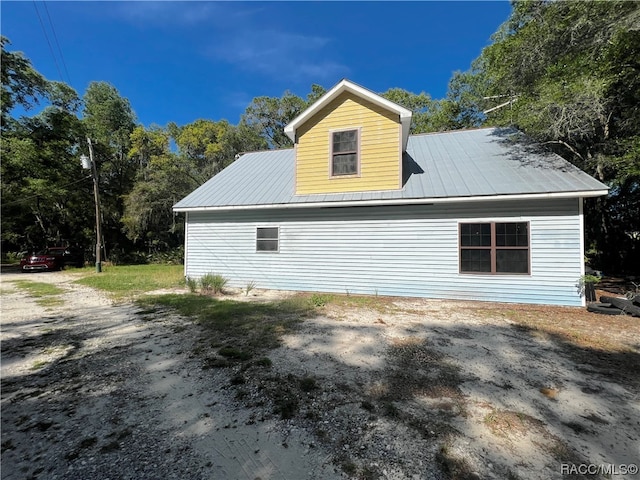 view of side of home