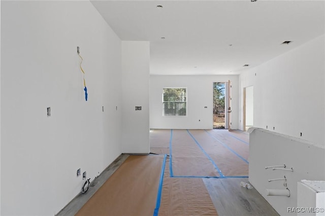 view of unfurnished living room