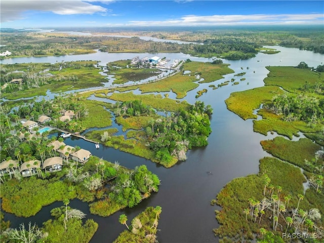 2695 N Seabreeze Pt, Crystal River, FL 34429 - aerial overview of property's location with a nearby body of water