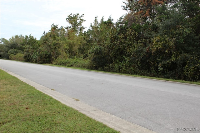 view of road