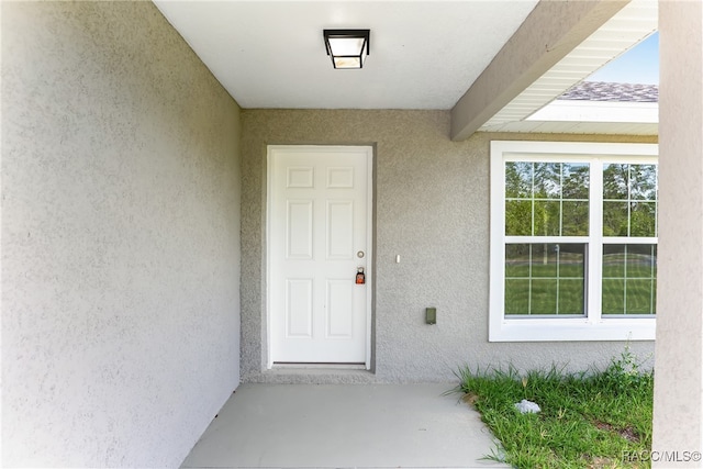 view of entrance to property