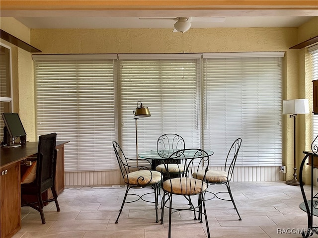 view of dining area