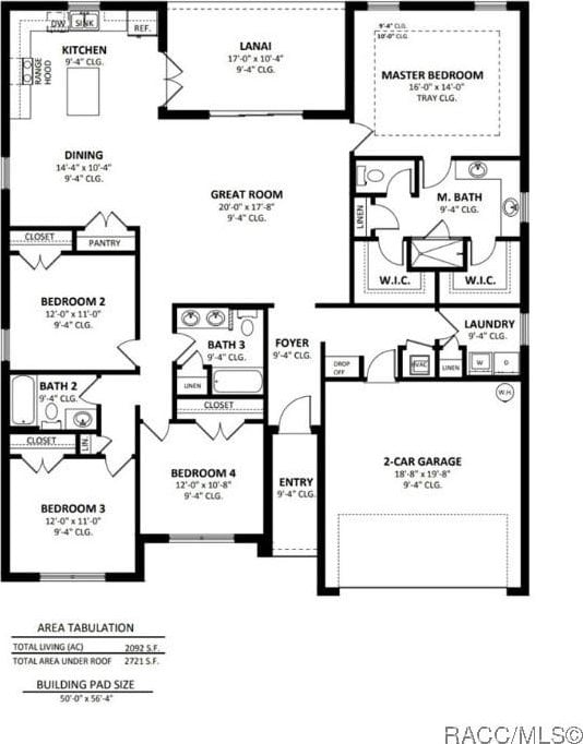 8 Calendula Ct, Homosassa, FL 34446 - floor plan / room layout