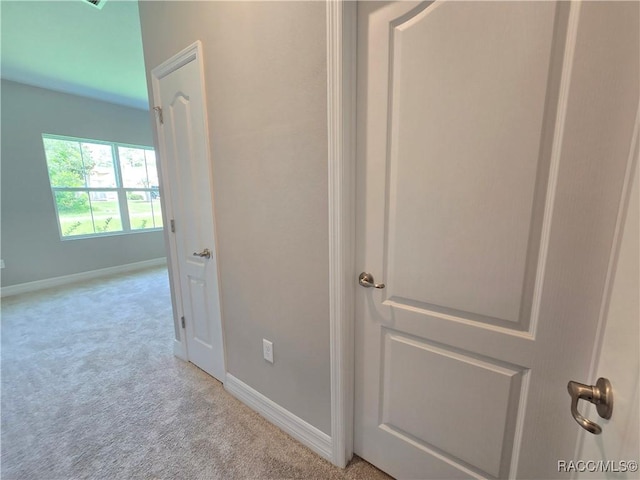 8 Calendula Ct, Homosassa, FL 34446 - corridor with carpet floors and baseboards
