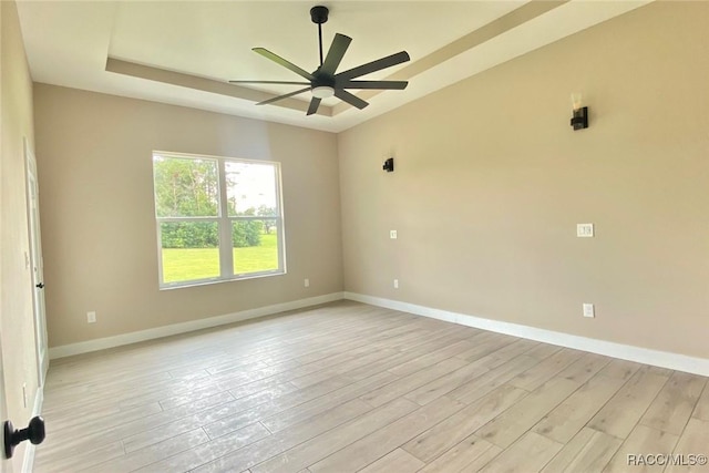 786 E Dunbar Ln, Hernando, FL 34442 - empty room with ceiling fan and light wood-style flooring
