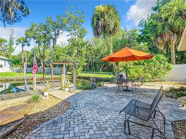 view of patio