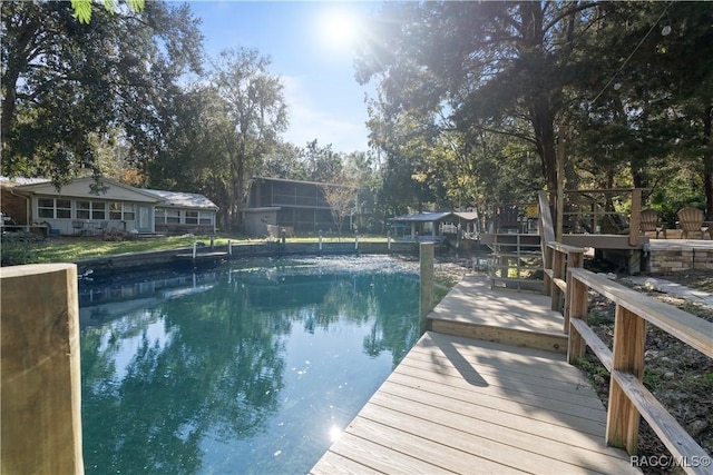 view of pool