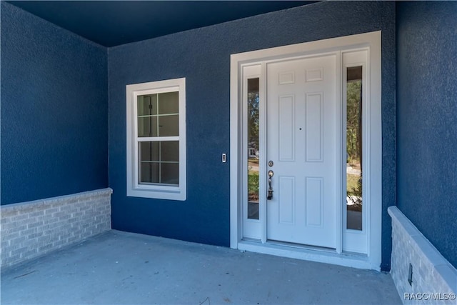 view of entrance to property