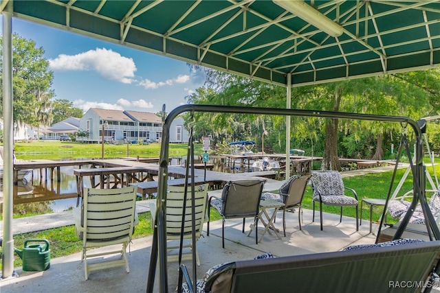 view of patio