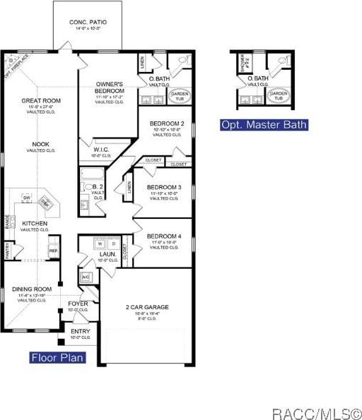 348 W Rexford Dr, Beverly Hills, FL 34465 - view of home floor plan