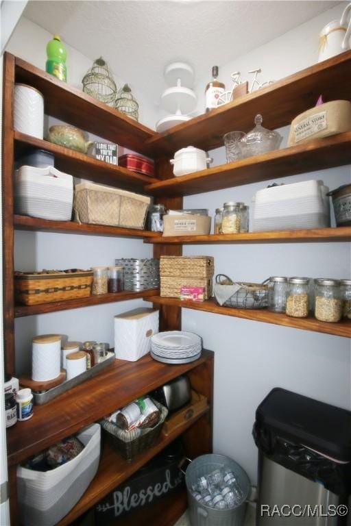 view of pantry