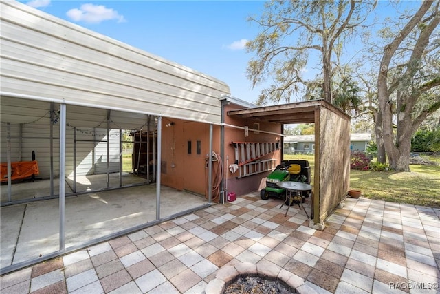 view of patio
