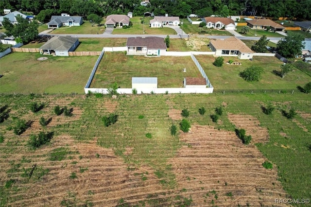 drone / aerial view featuring a residential view