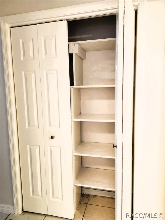 view of closet