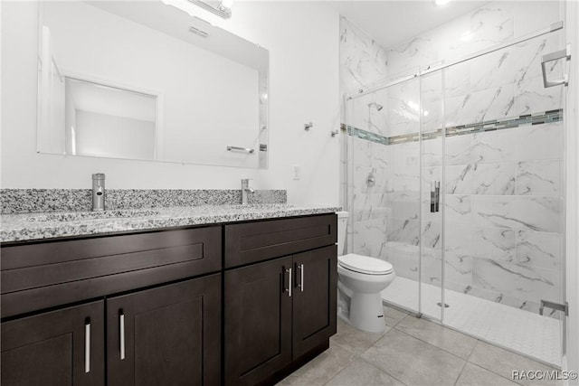 1569 W Mcneal Dr, Citrus Springs, FL 34434 - full bath featuring double vanity and a marble finish shower