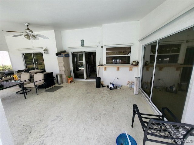 322 N Turkey Pine Loop, Lecanto, FL 34461 - view of patio featuring ceiling fan