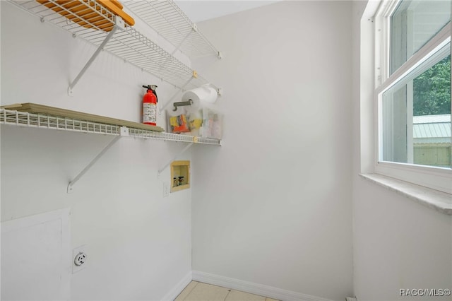3410 N Bay Ave, Crystal River, FL 34428 - laundry area with washer hookup and baseboards